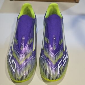 adidas F50 MESSI Soccer Cleats Purple Men's US Sz 9.5 Sprintgrid Football Shoes